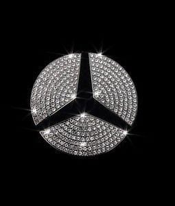 Center Badge Crystal Emblem For Mercedes