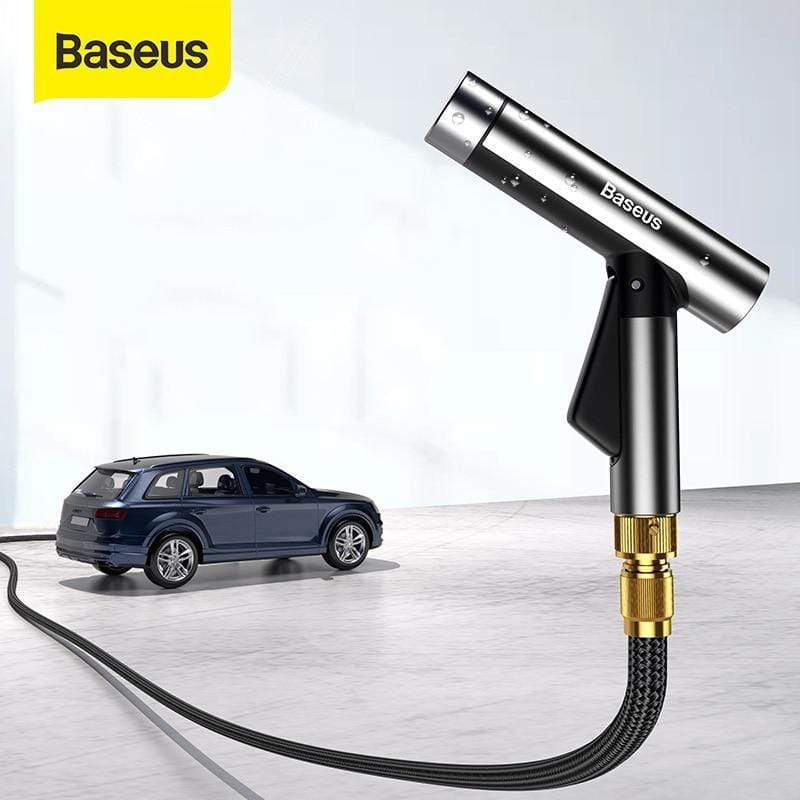 LUXURY CAR WASH WATER GUN WITH MAJIC RETRACTABLE HOSE - LuxCarGadgets